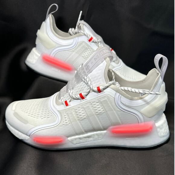 adidas Originals NMD_V3 White Running Gym Sneakers men sz 8 - Picture 1 of 9